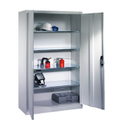 Stahlschrank 08931-00 S10014 lichtgrau 120,0 x 50,0 x 195,0 cm, aufgebaut